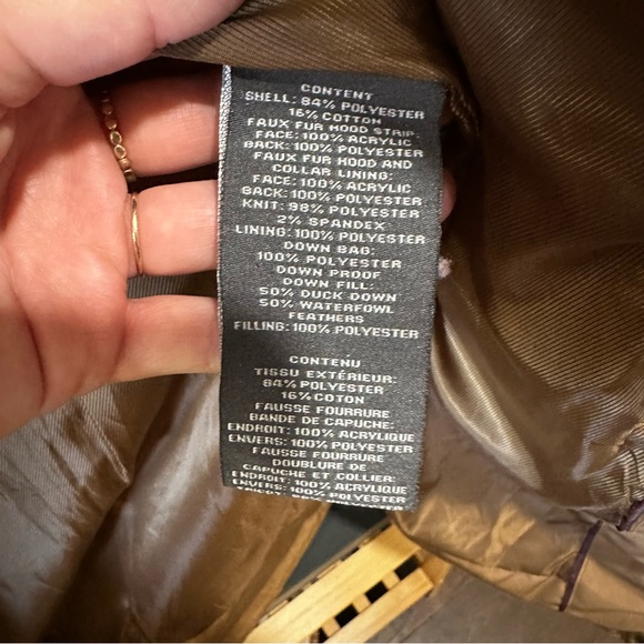 Vince Camuto puffer coat with fur hood and lining - Picture 7 of 9